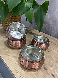 Bakır Çerezlik 6'lı Küçük Boy