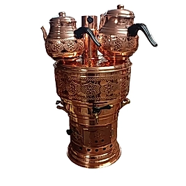 Maraş usulü bakır çaydanlık  10litre