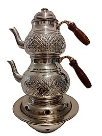 Bakır Görünümlü Alüminyum Çaydanlık Takımı