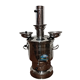Zarif İş Kömürlü Semaver 6 Litre