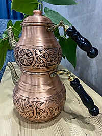 Ağır Bakır Çaydanlik takımı