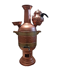 Bakır Semaver 10 litre Tek Demlik