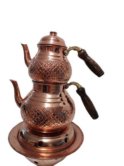 Bakır Çaydanlık Takımı