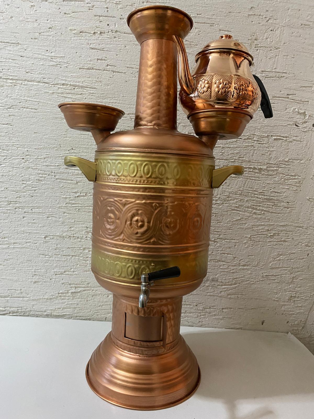 Bakır Semaver 8 litre