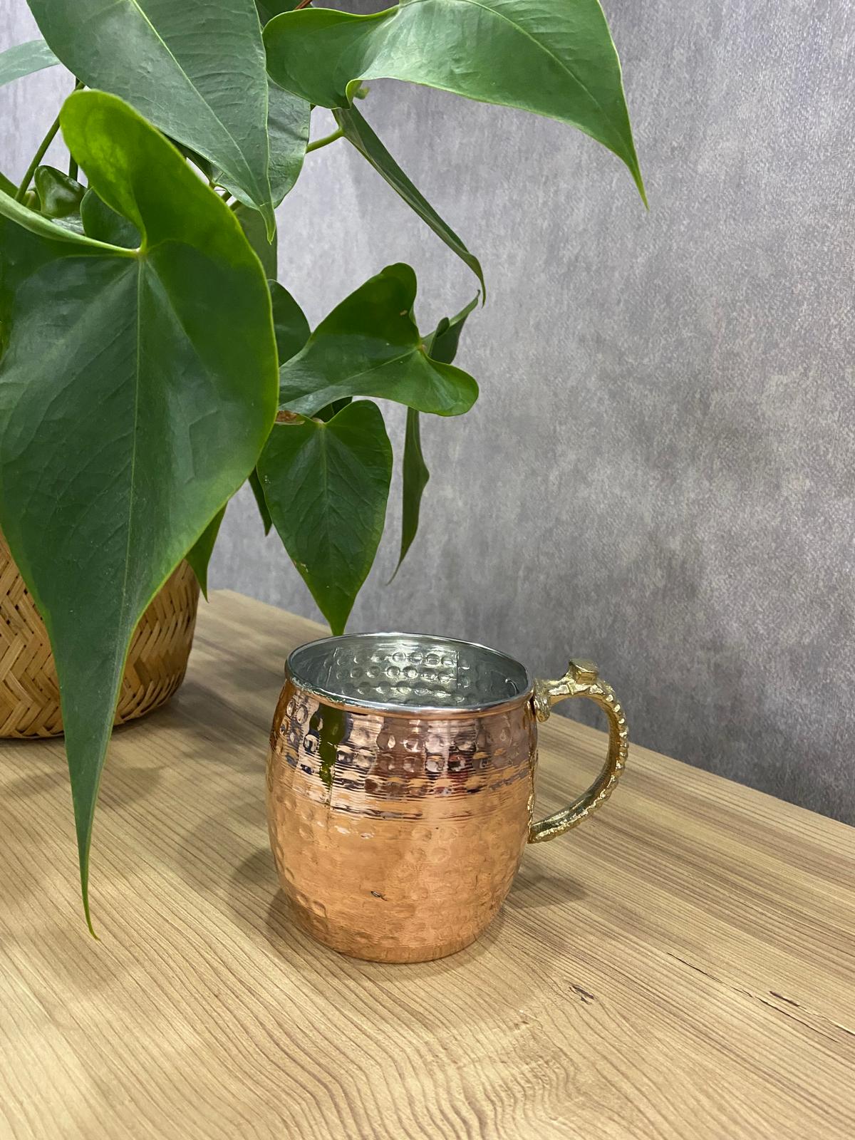 Bakır Fıçı Bardak