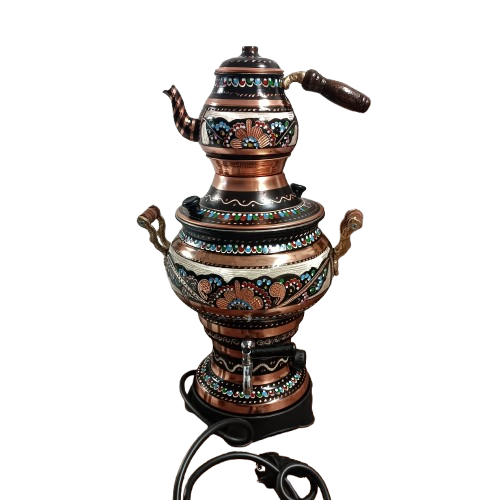 Bakır Elektrikli Semaver