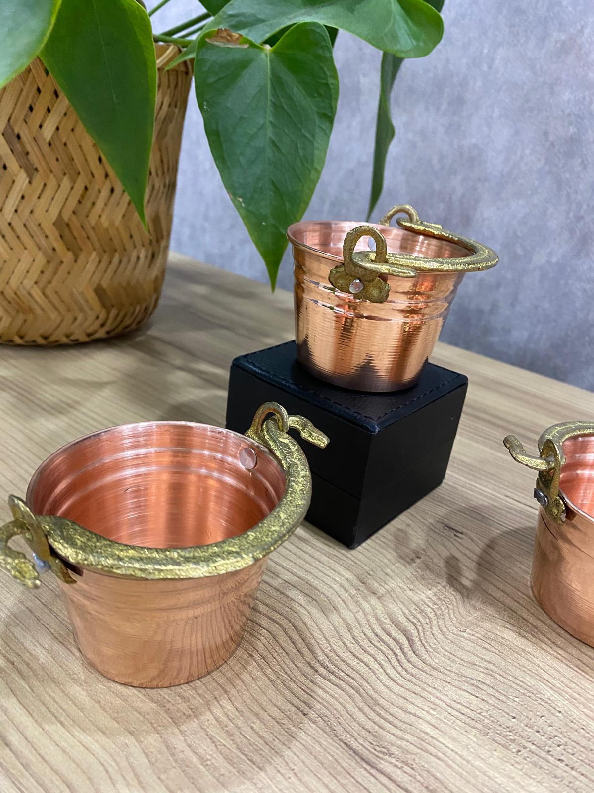 Bakır Dekoratif Satır 3'lü no2