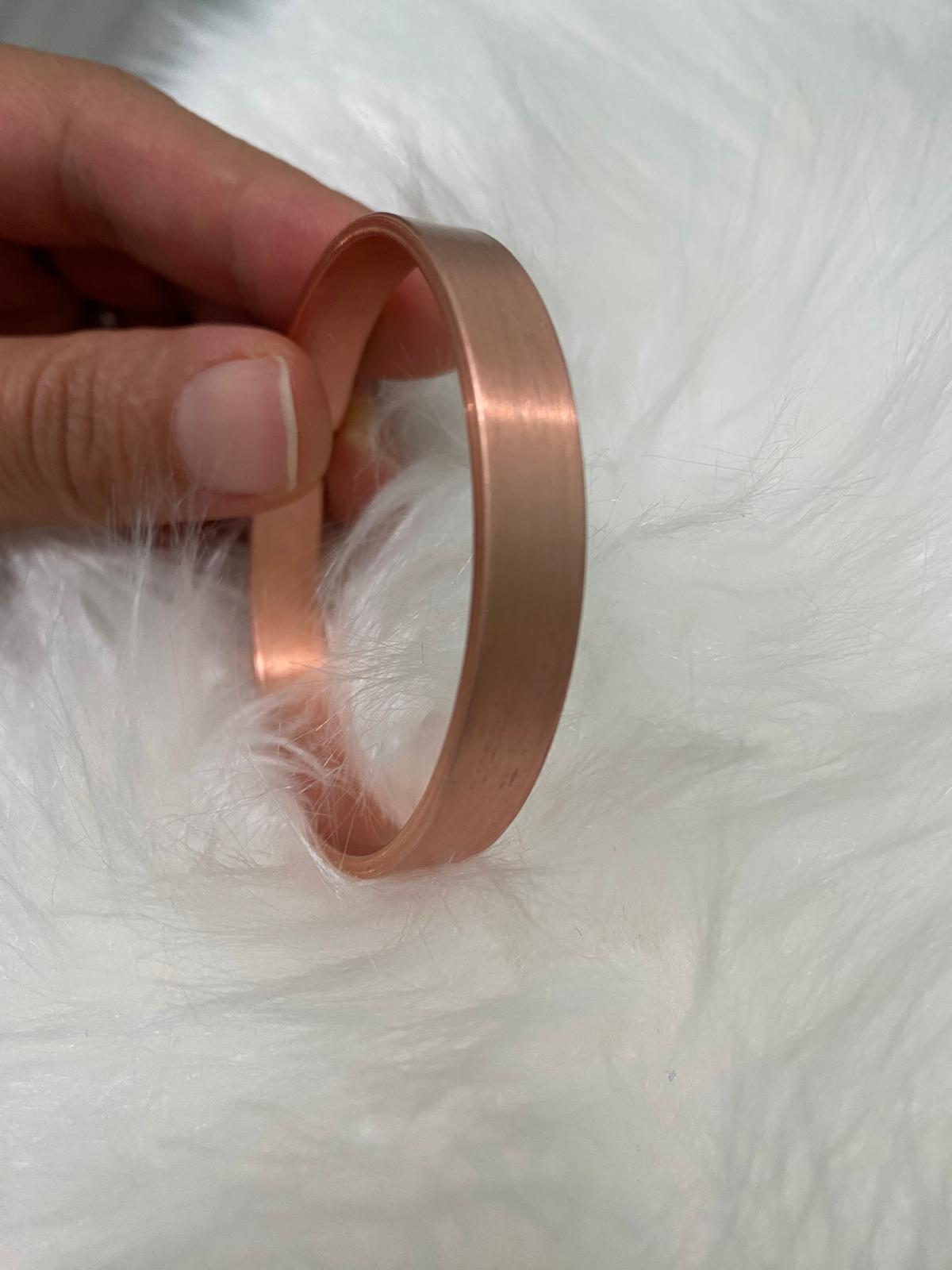 Bakır Sade Unisex Bileklik