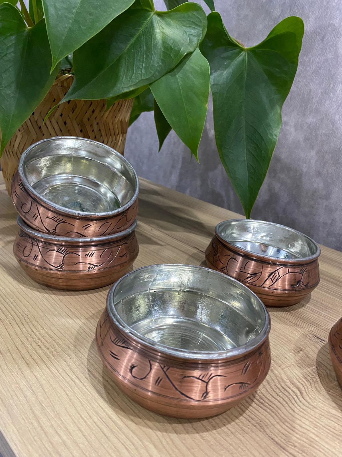 Çerezlik Takımı 6'lı Bakır