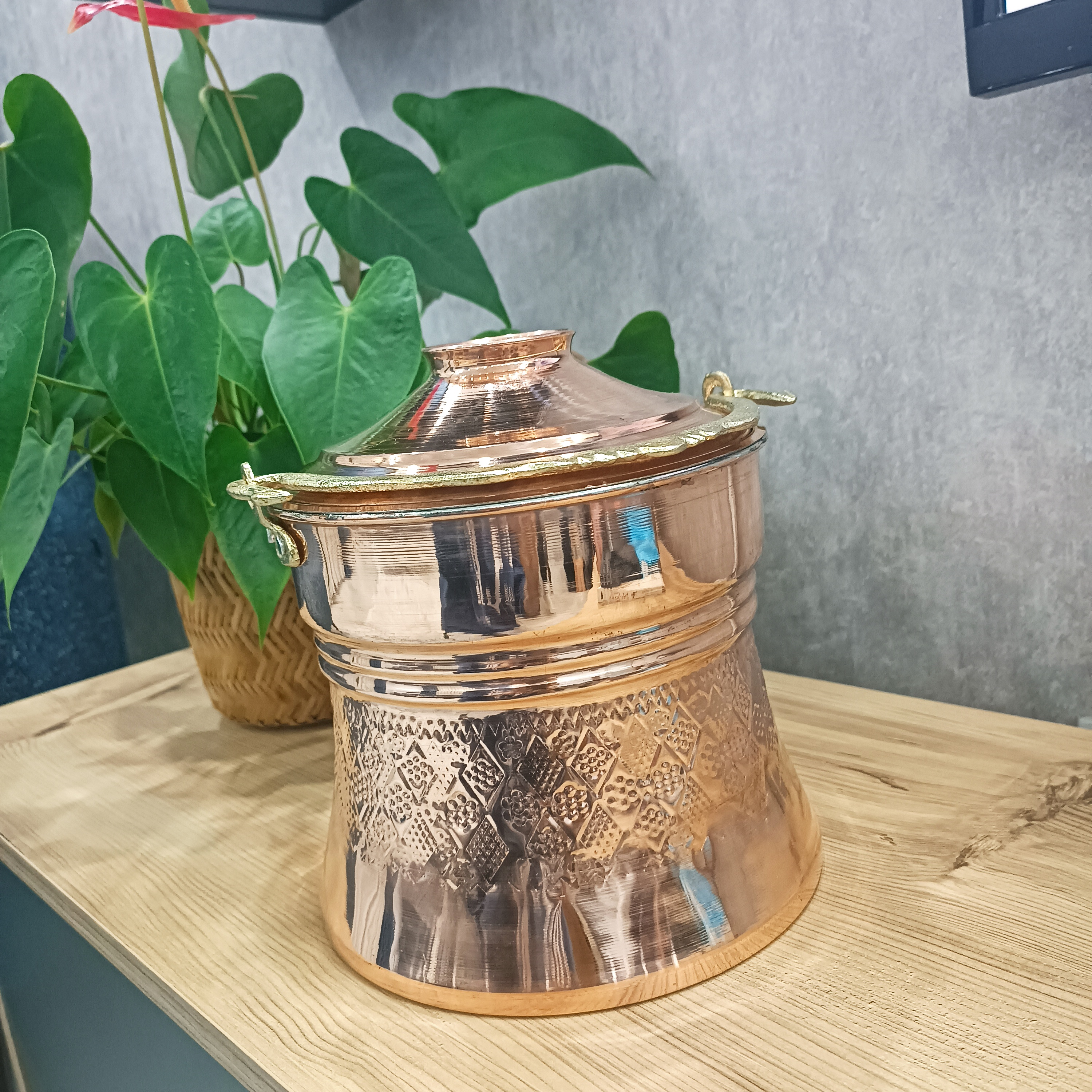 Bakır 5 Litre Bakraç Satır