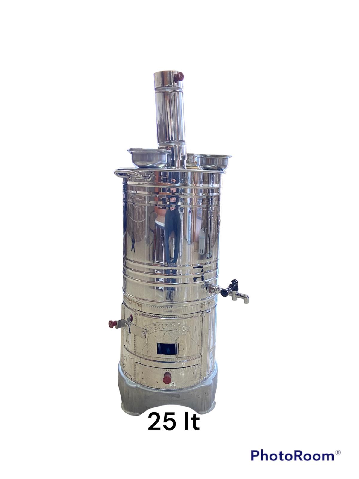 Krom Çelik 25 litre semaver