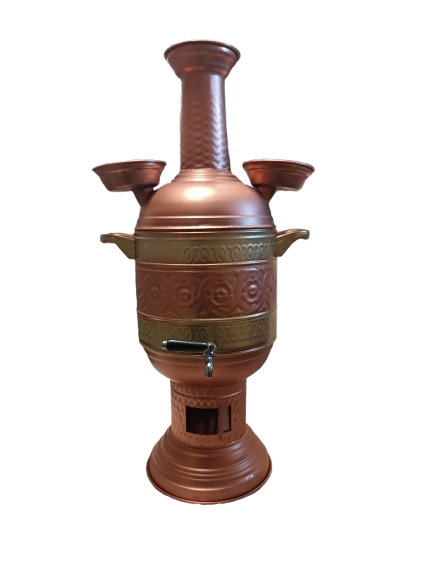 Bakır Semaver 10 Litre Tombul