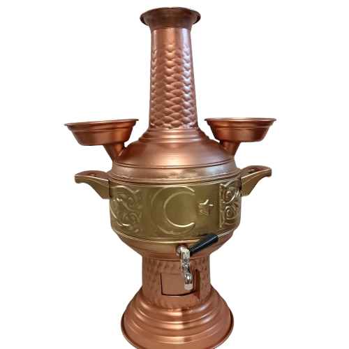 Bakır Semaver Kömürlü 5 litre