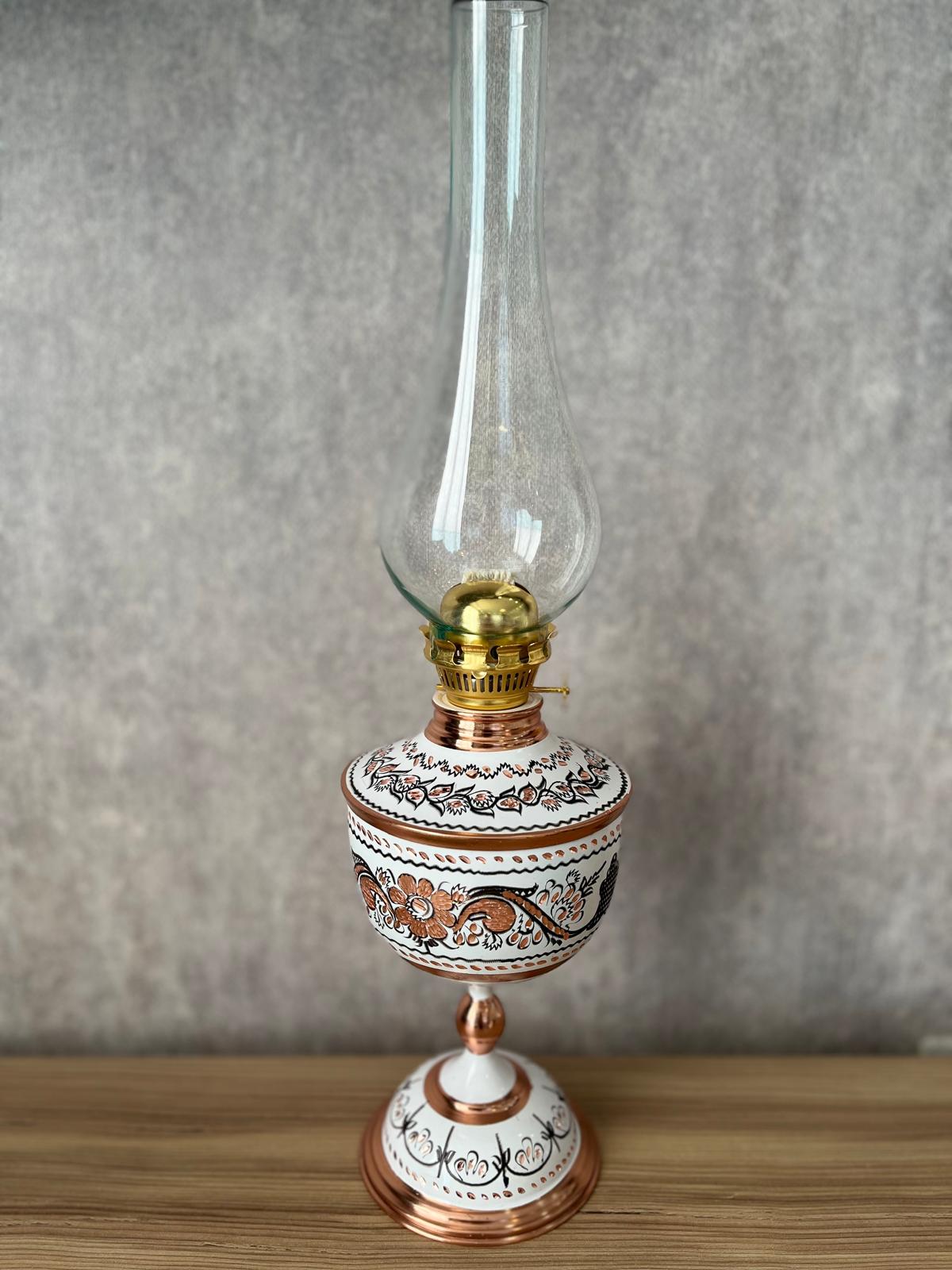 Gaz Lambası Erzincan İşlemeli Büyük Boy