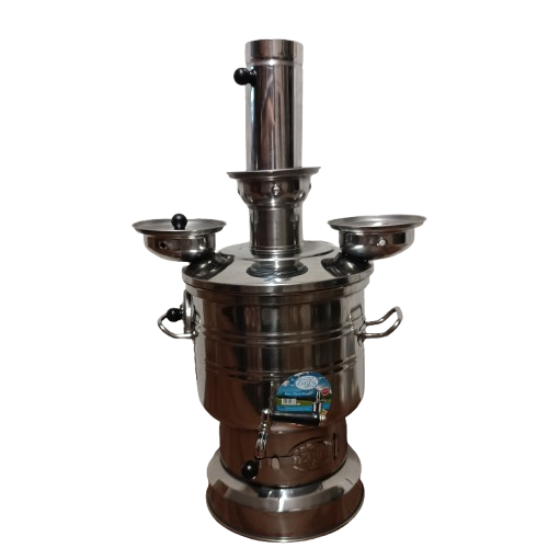 Zarif İş Kömürlü Semaver 6 Litre